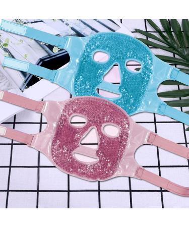 Cam2 Cool Mask | Reusable Gel Face & Eye Mask for Swollen Eyes & Dark Circles - Cooling Relief (Blue) - Buy Online on GoSupps.com