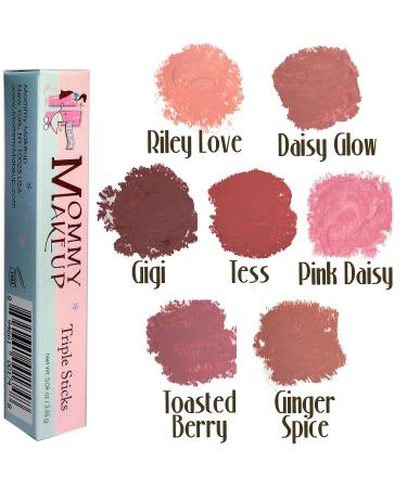 Triple Sticks Lipstick & Cream Blush - Moisturizing Lip Color for Lips & Cheeks - Tess: Muted Rose - Buy Online on GoSupps.com