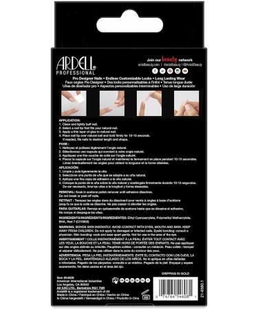 Ardell Nail Addict Premium Nails Dripping in Gold - Buy Online on GoSupps.com