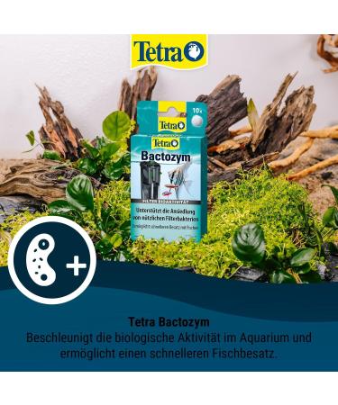 Tetra Bactozym - Fast Bioactivity for Aquariums | 10 Tablets for Cleaner Water & Easier Pool Introductions - Buy Online on GoSupps.com