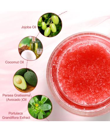 Strawberry Lip Peeling & Scrub - Hydrating Treatment for Cracked Lips Lip Mask for Repairing Cuticles & Fading Lines | International Shipping - Buy Online on GoSupps.com