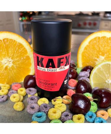 Citrus Blast Deodorant - Organic Aluminum-Free Coffee Oil-Infused Long-Lasting Odor Protection for Men & Women - 2.65 oz/75 g - Paraben-Free - Buy Online on GoSupps.com