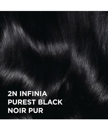 L Or al Paris Superior Preference 9 weeks of Luminous Fade-Defying Permanent Hair Dye 2N Purest Black 100% Grey Coverage 1 Hair Dye Kit (Packaging May Vary) Purest Black 1 Count ( Pack Of 1 ) - Buy Online on GoSupps.com