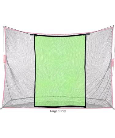 Golf Net with Mat - 10x7ft Hitting Net & Turf for Backyard Practice | Golf Driving Range Target - Buy Online on GoSupps.com