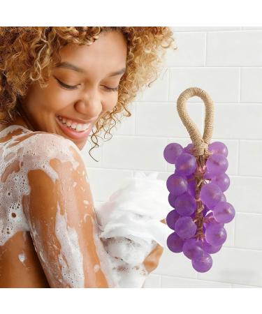 Savon Grapevine savons en forme de n ud de raisin savons artisanaux en forme de raisin savon solide naturel saponification froid pour le nettoyage du corps et du visage (1 Violet) 1 Violet - Buy Online on GoSupps.com