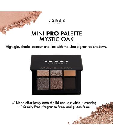 LORAC Mini PRO Eyeshadow Palette Winter Rose - Metallic Matte Shimmer Makeup (Cruelty Free, Gluten Free, Vegan) - Buy Online on GoSupps.com