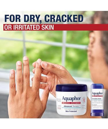 Aquaphor Advanced Therapy Healing Ointment Skin Protectant (14 Oz) + Healing Balm Stick with Avocado Oil and Shea Butter (0.65 Oz) - Buy Online on GoSupps.com