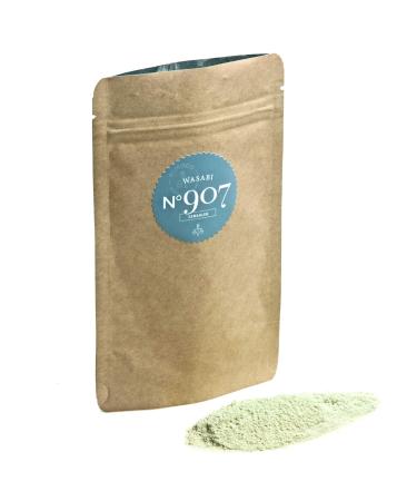 Rimoco N 907 Wasabi Powder - Real Wasabi root finely ground (100% Wasabia Japonica) |Wasabipulver for the production of Wasabipasten |500g in kraft paper zip bag 500g bag