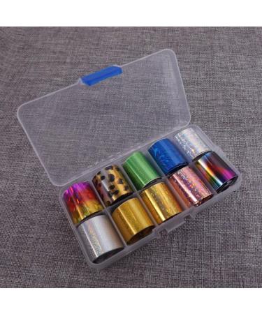 Warm Girl 3 Box Starry Sky Stars Nail Art Stickers Tips Wraps Foil Transfer Adhesive Glitters Acrylic DIY Decoration Tips - Buy Online on GoSupps.com