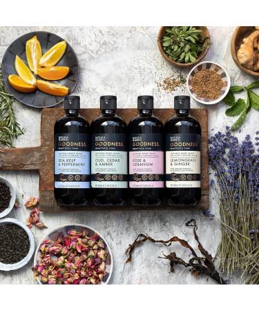 Baylis & Harding Goodness Rose & Geranium Toiletries Bundle: 3 x 500 ml Hand Wash & 3 x 500 ml Body Wash (6 bottles) - Vegan Friendly 500.00 ml (Pack of 6) Rose & Geranium Body Wash Bundle - Buy Online on GoSupps.com