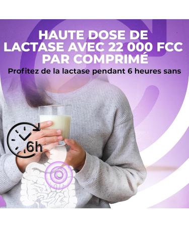 Lactase 22 000 Depot 365 comprim s lib ration prolong e (Sepismart Slow Release) Haute dose avec 22 000 unit s FCC Pour l intol rance au lactose et l intol rance au lait LUTO Supplements - Buy Online on GoSupps.com