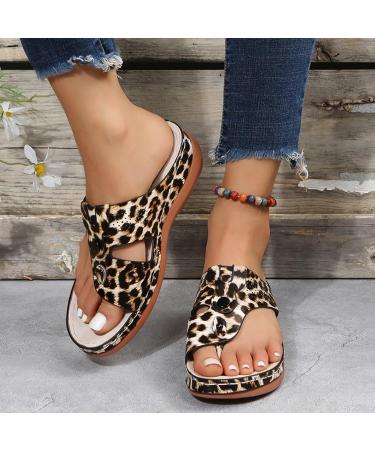 Comfortable Bunion Corrector Sandals for Women - Lightweight Orthopedic Beach Flip Flops for Plantar Fasciitis - Fashionable Summer Travel Slippers in Yellow (Size 7.5 - Buy Online on GoSupps.com