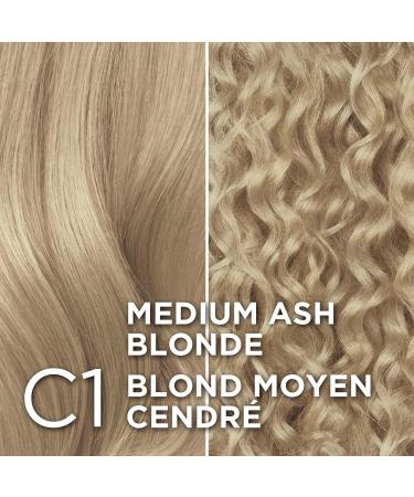 L Or al Paris Excellence Cr me Permanent Hair Color C1 Medium Ash Blonde 100% Grey Coverage Hair Dye 1 EA (Packaging May Vary) C1 Medium Ash Blonde Cream formula - Buy Online on GoSupps.com