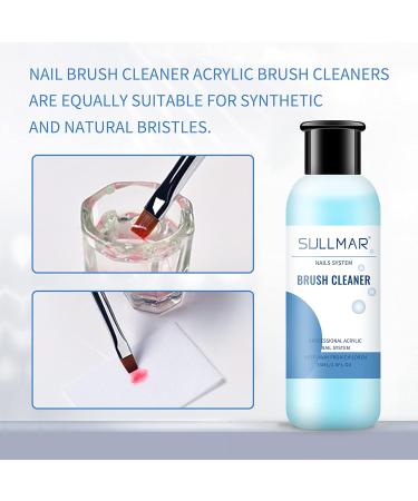 Nail Brush Cleaner for Acrylic Nails - 2.5 fl oz | Quick & Easy Cleaning for Nail Art | Ideal for Salons & Home Use - Buy Online on GoSupps.com