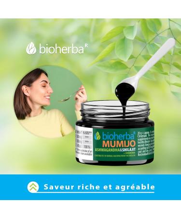 Shilajit R sine 20g avec Ashwagandha & Chrome Extrait v g tal concentr par BIOHERBA | Formule naturelle pour le quotidien | Compl ment alimentaire 1 Pi ces - Buy Online on GoSupps.com