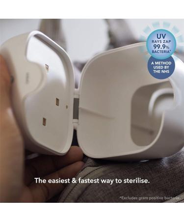 Nuby UV Dummy Steriliser No Water Chemicals Cooling or Drying Required. Kills 99.9% of Germs 2021 Version - Buy Online on GoSupps.com