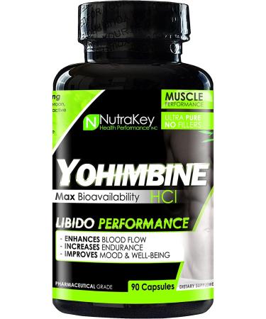 Nutrakey Yohimbine HCl - 90 Capsules - GoSupps.com - Buy Online on GoSupps.com