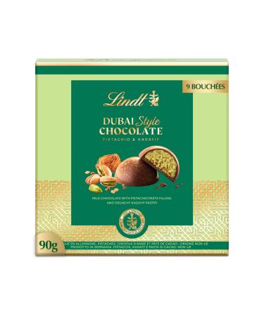 Lindt - Coffret DUBAI STYLE CHOCOLATE - Lait Pistache Kadaif 90g Pralines 90g