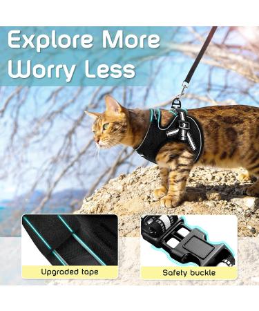 AOKCATS Cat Harness and Leash Set - Escape Proof Adjustable Vest for Small Cats - Buy Online on GoSupps.com