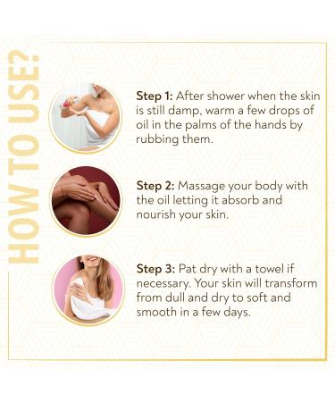 Daily Skin Moisturizing Body Oil - Apricot Jojoba Avocado & Vitamin E | Fast-Absorbing Hydration for All Skin Types | 8oz Strawberry Pineapple Scent - Buy Online on GoSupps.com