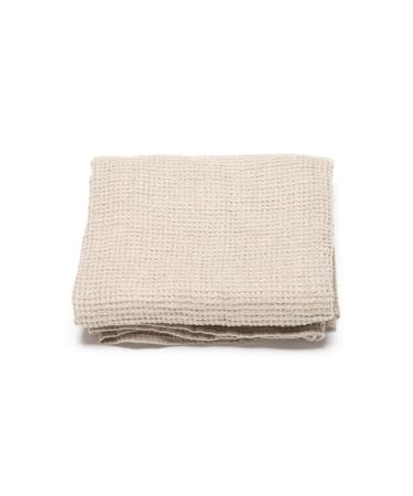 LinenMe Wafer Wash Cloths  12x 12  Natural