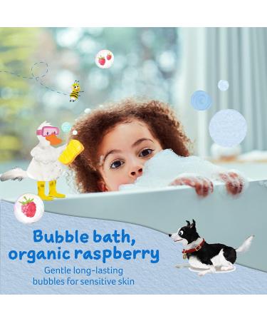 Childs Farm Organic Raspberry Kids Bubble Bath 5L Refill | Gentle Cleansing for Dry, Sensitive, Eczema-prone Skin | Bulk Size | 1 Pack - Buy Online on GoSupps.com