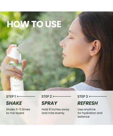 elravie HyCicaMue Green Face Mist | Ultra-Fine Face Spray for Instant Calming & Moisturizing | Cica Peptide Ceramide Hyaluronic Acid | Reduce Excess Sebum & Soothe Irritated Skin | Korean Skin Care - Buy Online on GoSupps.com