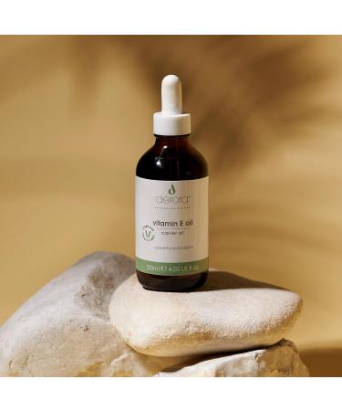 Derora Vitamin E Oil | Nourishes Skin Hair & Nails | 100% Pure | Natural | 30 000IU | Powerful Antioxidant | For All Skin Types | Vegan & Cruelty Free (120ml) - Buy Online on GoSupps.com