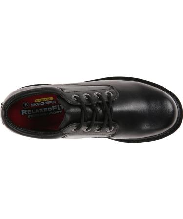 Skechers Men's Cottonwood Elks Slip Resistant Shoe 10.5 Black - Ideal for Work - Buy Online on GoSupps.com