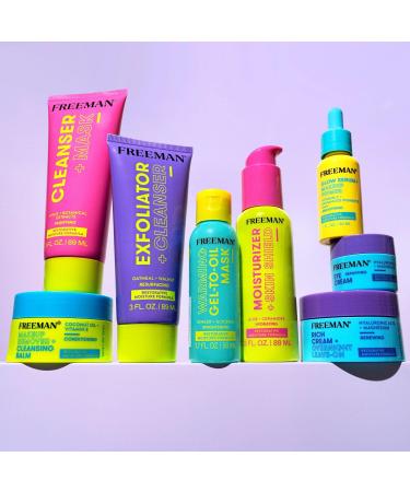 Freeman Restorative Moisturizing & Depuffing Eye Cream + Overnight Leave-On Treatment, For Dull & Tired Eyes, Brightens Undereye Skin, Infused With Magnesium & Hyaluronic Acid, 0.5 fl.oz./ 15 mL Jar 0.5 Fl Oz (Pack of 2) Ey  - Buy Online on GoSupps.com