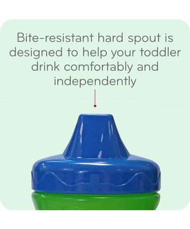 NUK Fun Grips Hard Spout Sippy Cup - 10 oz (Colors Vary) | First Essentials - Buy Online on GoSupps.com