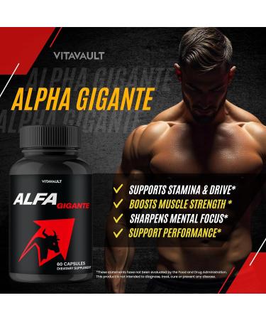 Alfa Gigante Capsules Alfa Gigante Pills AlfaGigante All Natural Pills Alfa Gigante - Maximum Strength AlfaGigante Advanced Formula Official AlfaGigante Capsules Reviews (3 Pack) - Buy Online on GoSupps.com