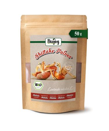 Biojoy Biojoy Organic Shiitake Powder 50 g dried and finely ground Shiitake mushrooms Lentinula edodes