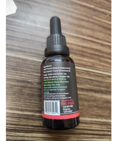 Hemp Oil -3 Pack-High Potensy Hemp Seed Oil-Made in USA, Organic Hempoil, Full Flavor Natural Benefits, for Skin, Relief, Sleep, Calm, Discomfort, Massage-Safe for Pets-Full Omega 3,6, 9 - Buy Online on GoSupps.com