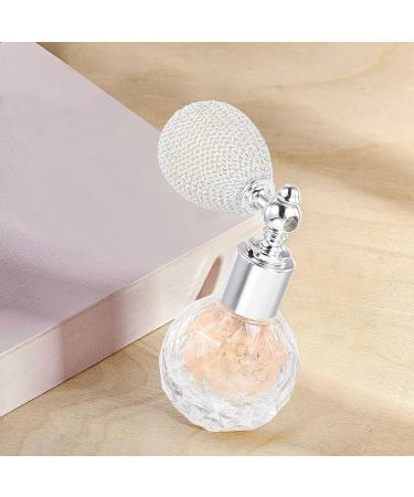 Beaupretty Highlighter Powder Spray Body Art Glitter Spray Shimmering Spray High Gloss Spray Shimmer Sparkle Powder Makeup Spray Perfume Bottle for Hair Face Body Nails Cosmetic Gold Champagne gold 7x5.5cm - Buy Online on GoSupps.com