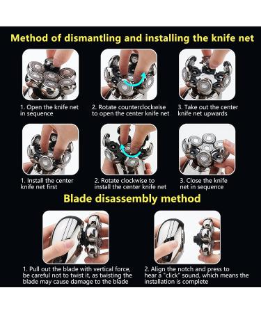 Head Shavers for Bald Men 7D Upgraded Shavers for Men with LED Display 5 in 1 Rotary Skull Shaver IPX7 Wet/Dry Mens Cordless Shaver Grooming Kit with with Hair Clippers Beard Trimmer Nose Trimmer Fn-6900s - Buy Online on GoSupps.com