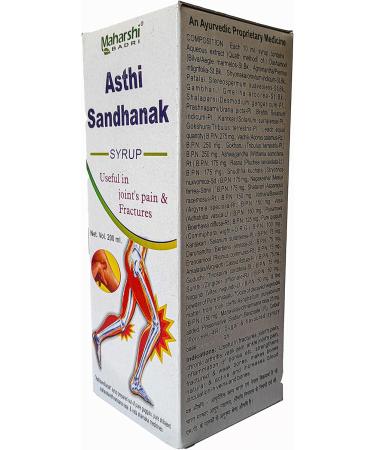 Asthi Sandhanak Syrup - 200ml | Effective Joint Pain & Fracture Relief | International Shipping Available - Buy Online on GoSupps.com