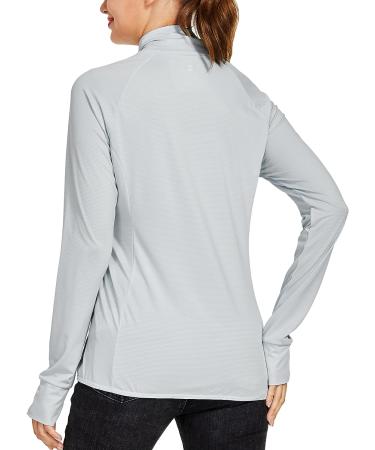 Willit Women's UPF 50+ Sun Protection Long Sleeve Jacket - Lightweight UV SPF Shirt for Running, Hiking & Athletics in Gray (Size Small) - Buy Online on GoSupps.com