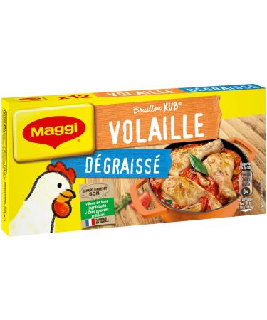 Maggi Maggi Chicken Stock Cubes Reduced Fat 12 Tablets 120g - Pack of 10