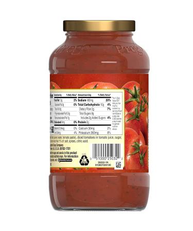Prego Pasta Sensitive Recipe Traditional Tomato Sauce 142.5 Oz - Pack of 6 - Buy Online on GoSupps.com