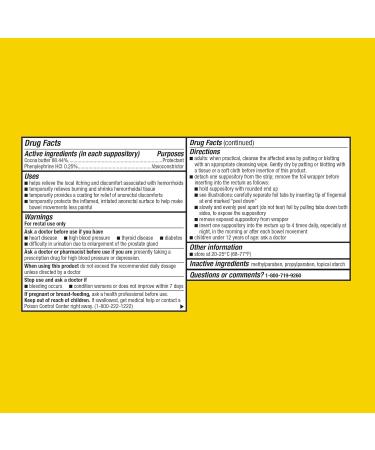 Equate Hemorrhoidal Suppositories Relief from Burning Itching and Discomfort of Hemorrhoids 24 Count (Pack of 1) - Set by Basket Goods - Buy Online on GoSupps.com