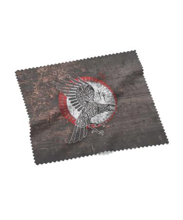 Urban Backwoods Norse Raven Microfiber Cloth - Glasses Cleaning Cloth
