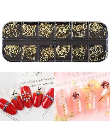 Ebanku 9 Boxes Nail Art Rhinestone Glitter - Nail Crystals & Back Gemstones Decoration Set with Tweezers & Nail File for Stunning Nail Designs - Buy Online on GoSupps.com