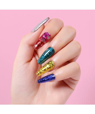 AIMEILI Nail Foil Glue Gel Set - 2 x 15ML | Self-Adhesive Foil Sticker Transfers | Nail Art Foils Manicure Kit with UV LED Cure Needed - Buy Online on GoSupps.com