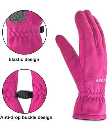 Arcweg Fleece Gloves for Kids - Warm Touchscreen Running & Cycling Gloves for Girls (Ages 7-8) - Slip-Resistant Winter Outdoor Wear - Buy Online on GoSupps.com