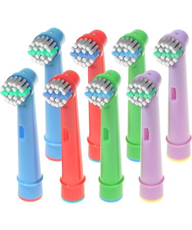 8-Pack Kids Colorful Replacement Toothbrush Heads for Oral B Braun Electric Toothbrush | Soft Bristles, Small Heads | Compatible with Oralb Pro 1000, Triumph, Clean io, Cross+ | Dental Care Accessories - Buy Online on GoSupps.com