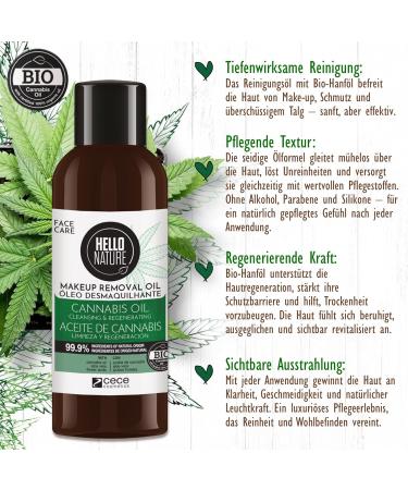 P-Beauty Naturkosmetik Lot de 2 gels nettoyants pour le visage 100 ml Nettoyage doux du visage avec huile de graines de chanvre bio & v g talien Hydratant et limine le maquillage le s bum les 180 ml (Lot de 2) - Buy Online on GoSupps.com