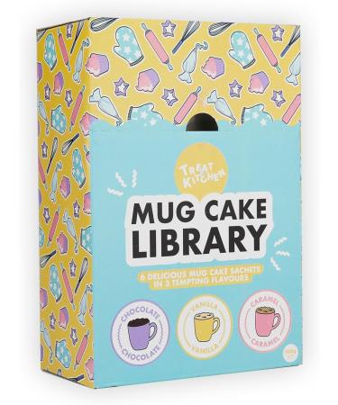 Mug Cake Library pack of 6 3 different falvours easy to make cake microwave pudding cake mixes for baking suitable for kids baking 3 flavours - Buy Online on GoSupps.com