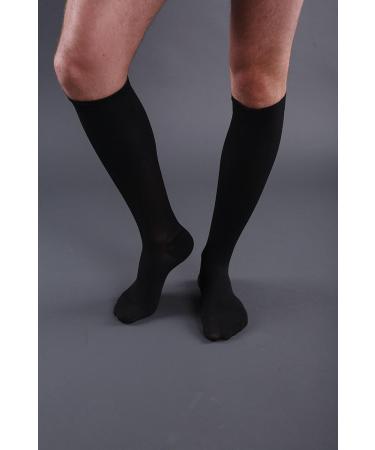 Buy Class 3 Knee High Compression Stockings (Closed Toe Black) - International Shipping Available - Buy Online on GoSupps.com