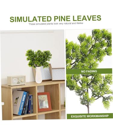 Alipis 5pcs Simulated Pine Leaves Boutique Accessories Plastic Dark Green Medium - Buy Online on GoSupps.com